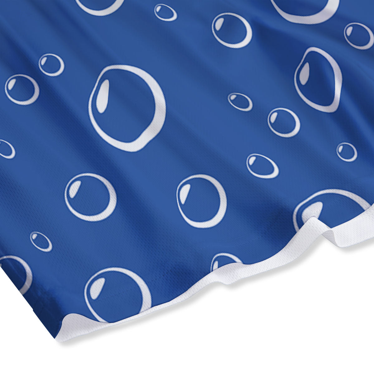 Bubble Ocean Print Pattern Mesh Shorts-grizzshop