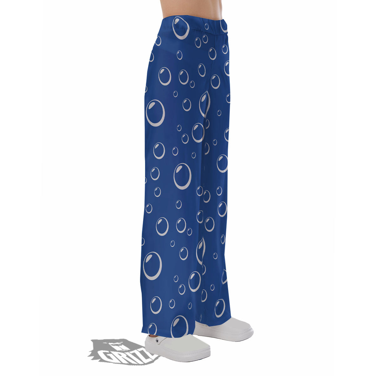 Bubble Ocean Print Pattern Pajama Pants-grizzshop