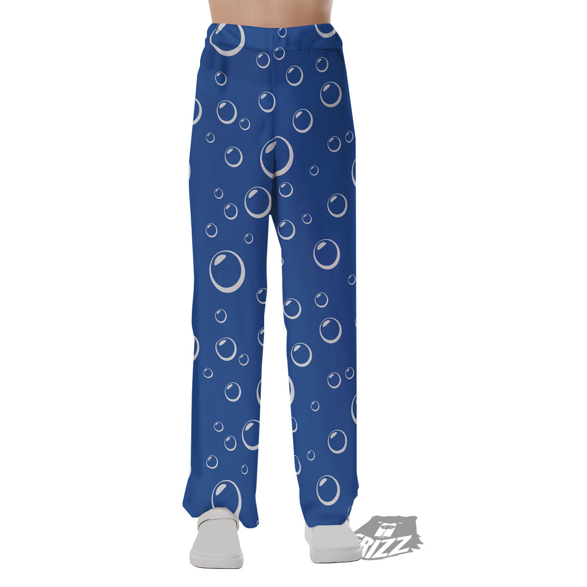 Bubble Ocean Print Pattern Pajama Pants-grizzshop