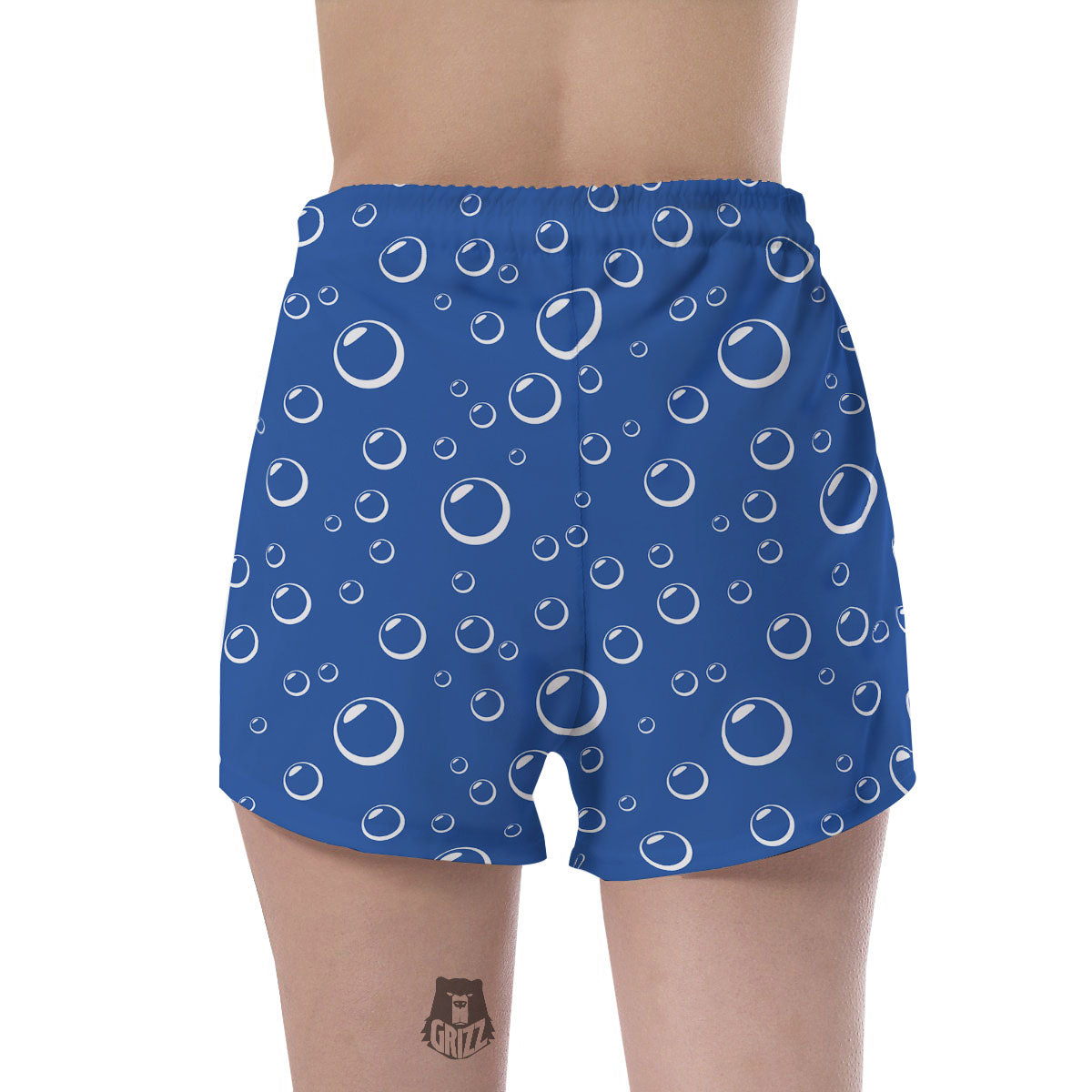 Bubble Ocean Print Pattern Women's Shorts-grizzshop