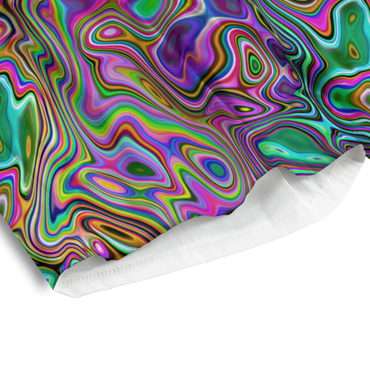 Bubble Psychedelic Print Pattern Men's Athletic Shorts-grizzshop