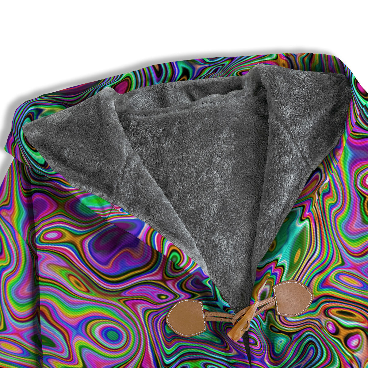 Bubble Psychedelic Print Pattern Men's Windbreaker Jacket-grizzshop