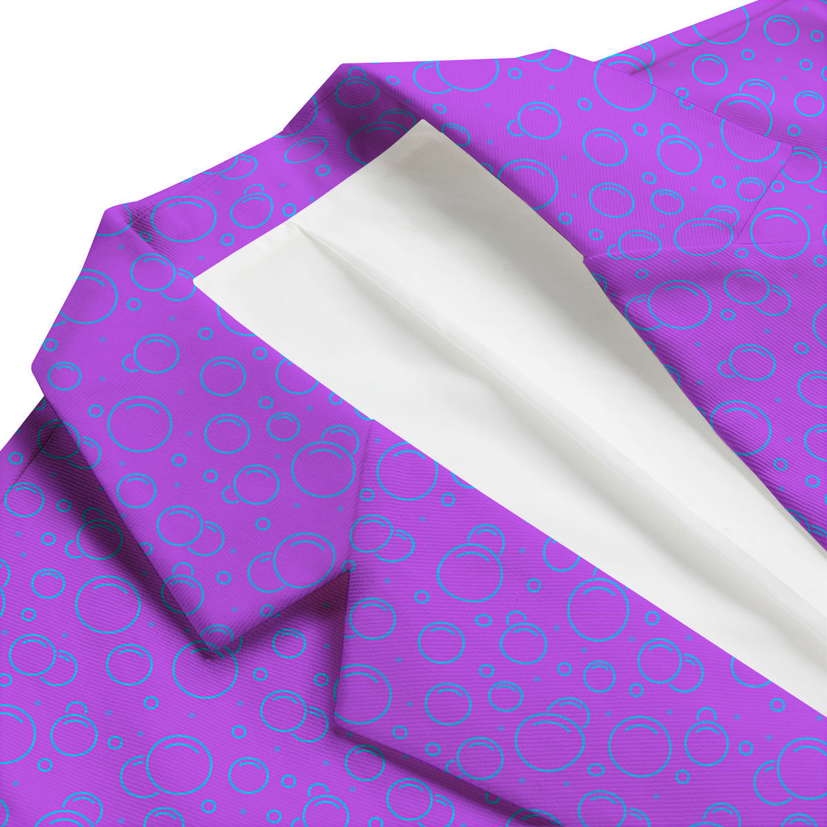 Bubble Purple Print Pattern Men's Blazer-grizzshop