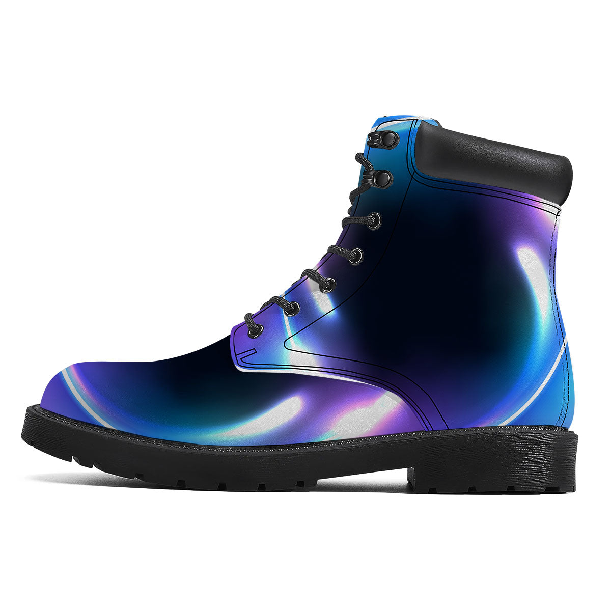 Bubble Rave Print Boots-grizzshop
