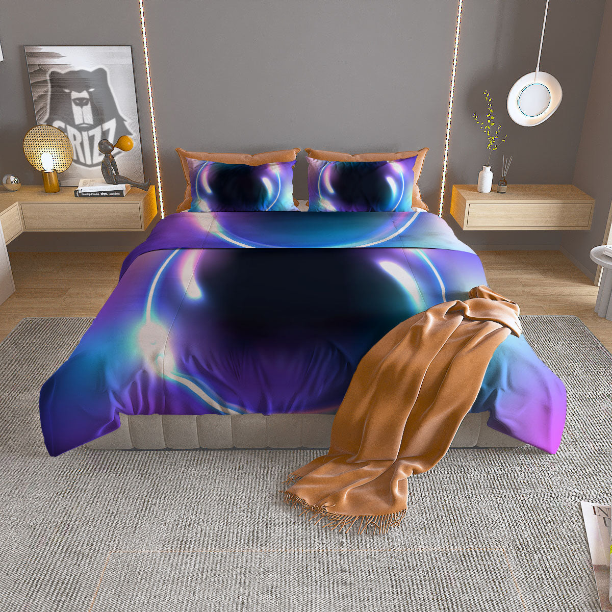 Blanket Stripe Tribal Serape Print Pattern Duvet Cover Bedding Set