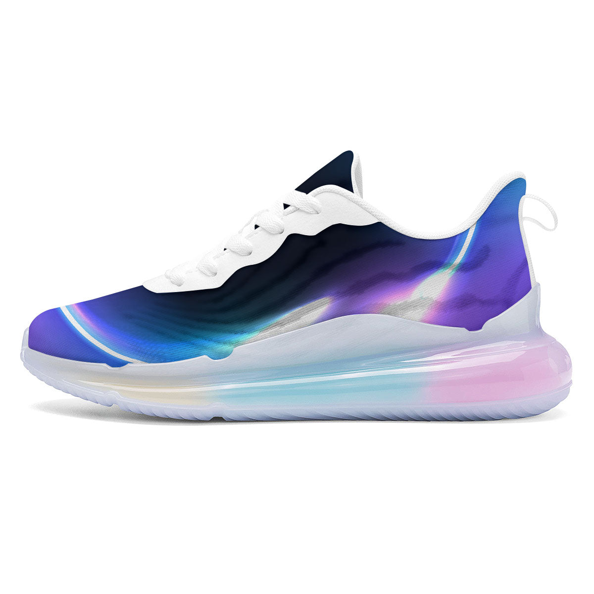 Bubble Rave Print Running Sneakers-grizzshop