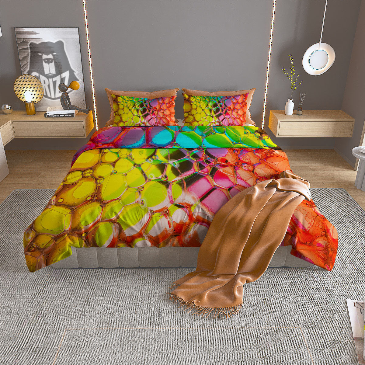 Blanket Tribal Mexican Print Pattern Duvet Cover Bedding Set