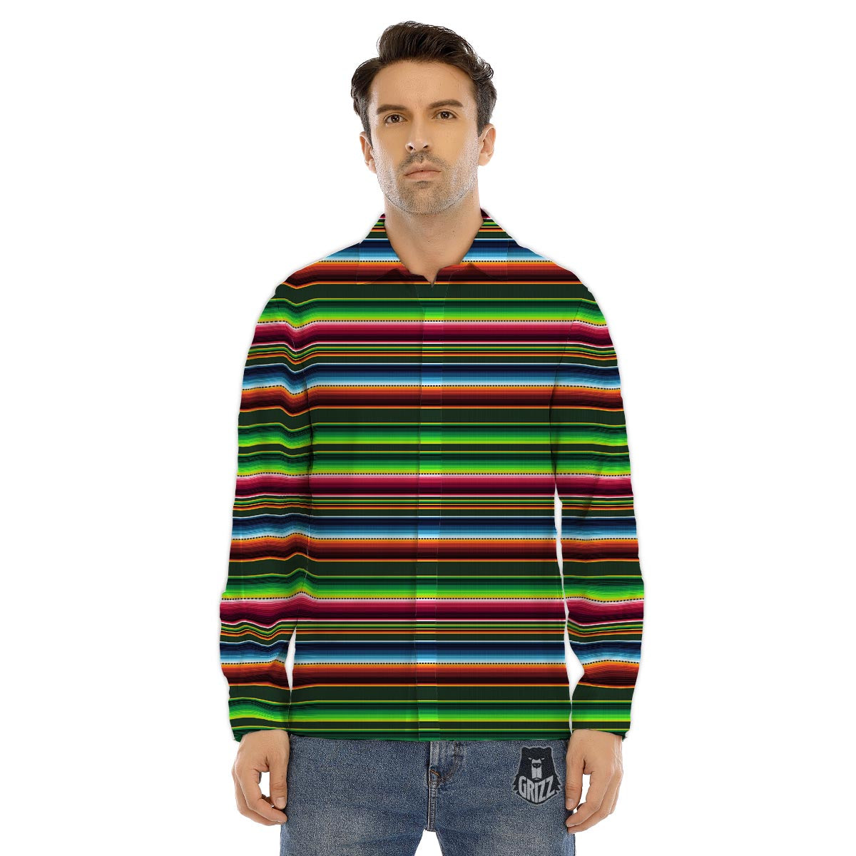 Bubble Soap Psychedelic Print Men's Dress Shirts-grizzshop