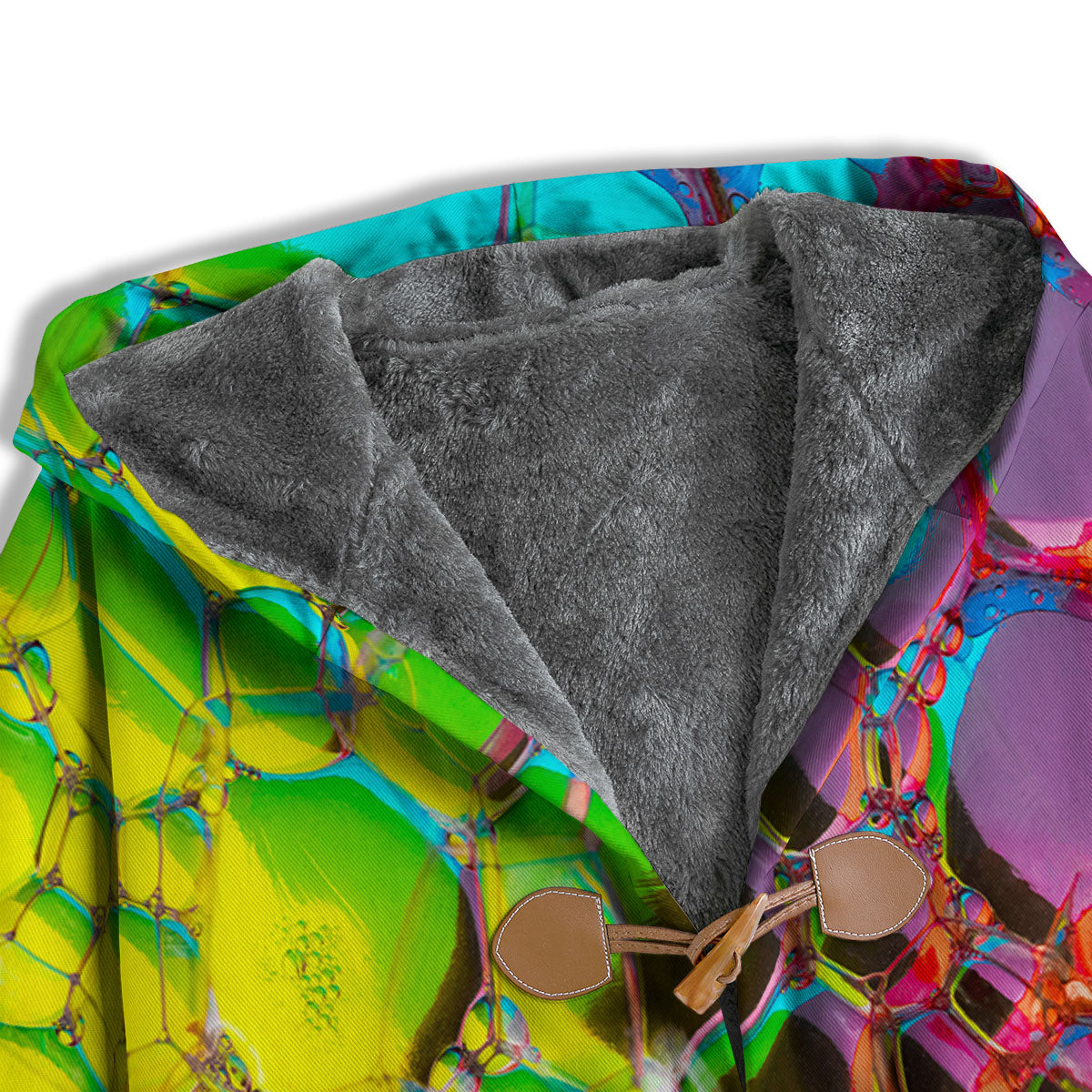 Bubble Soap Psychedelic Print Men's Windbreaker Jacket-grizzshop