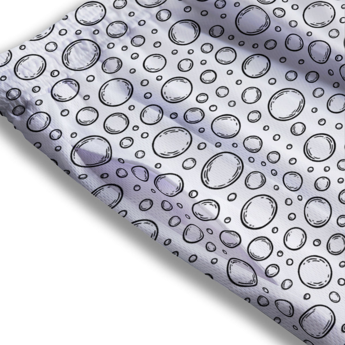 Cow Cute And Daisy Flower Print Pattern Mesh Shorts