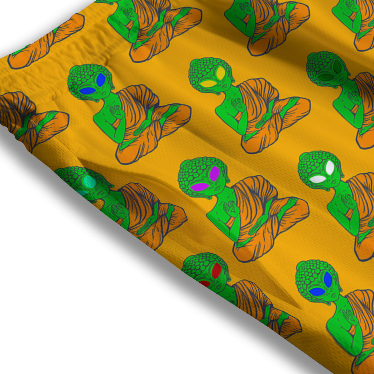 Cow Dark Brown Print Mesh Shorts