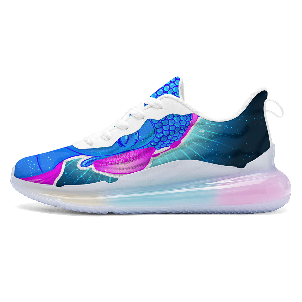 Buddha Psychedelic Print Running Sneakers-grizzshop