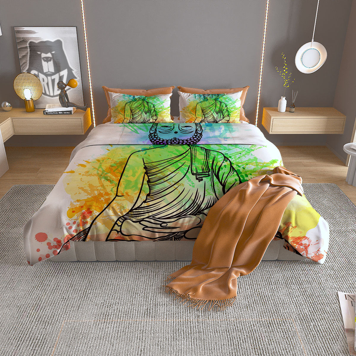 Blanket Tribal Serape Print Pattern Duvet Cover Bedding Set
