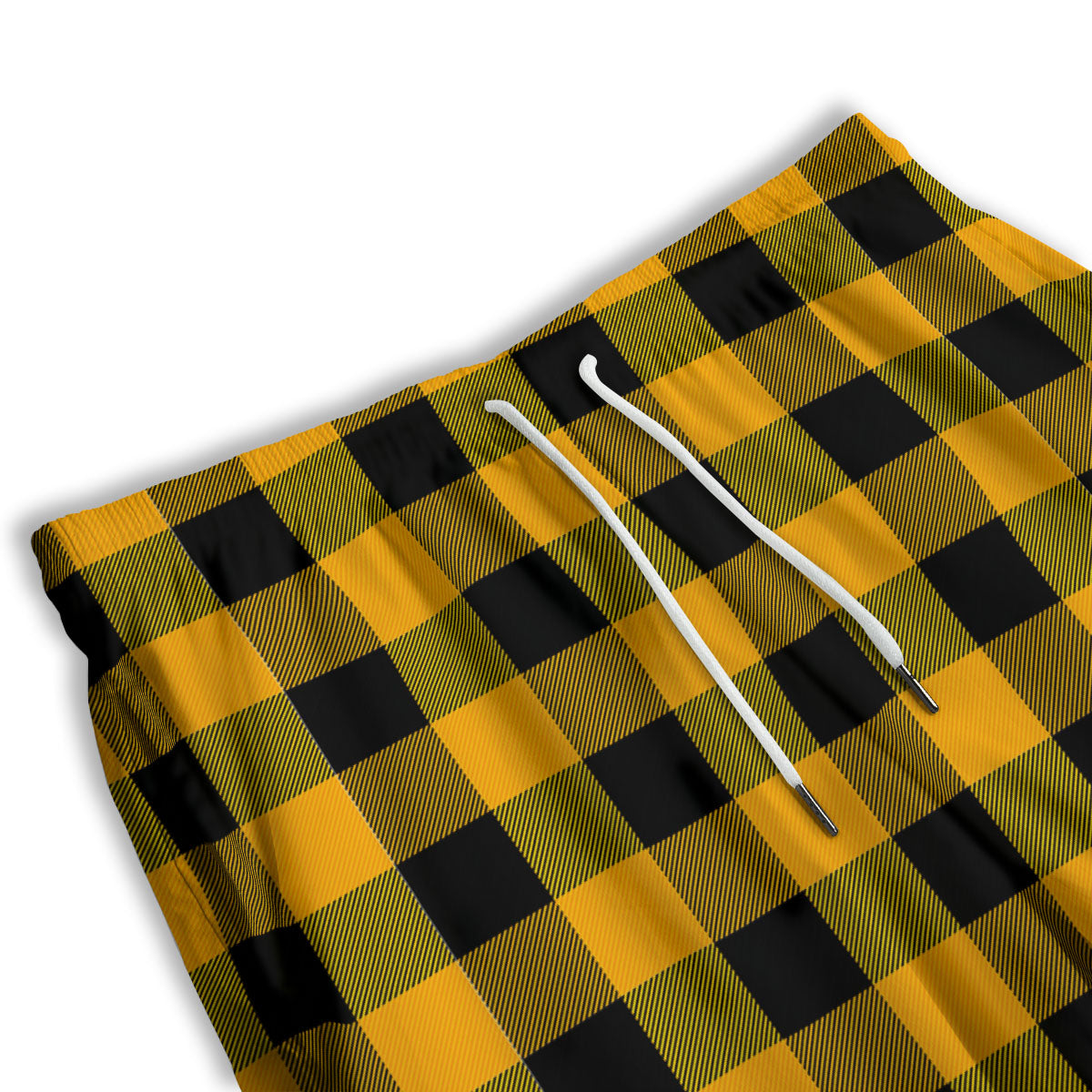 Bone And Orange Paw Print Pattern Men's Athletic Shorts