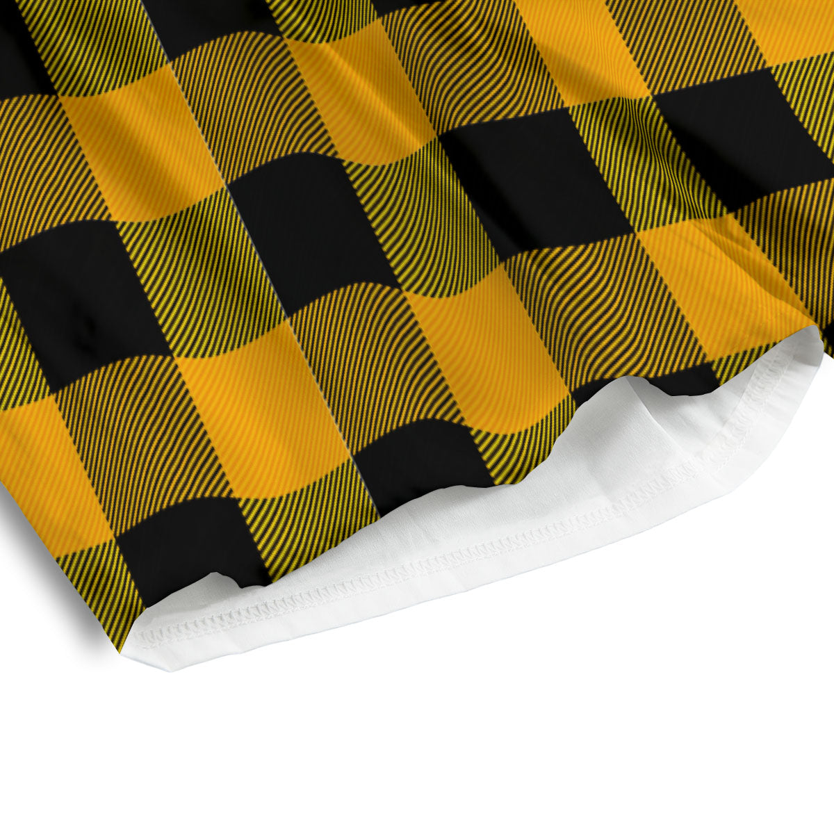 Bone And Orange Paw Print Pattern Men's Athletic Shorts