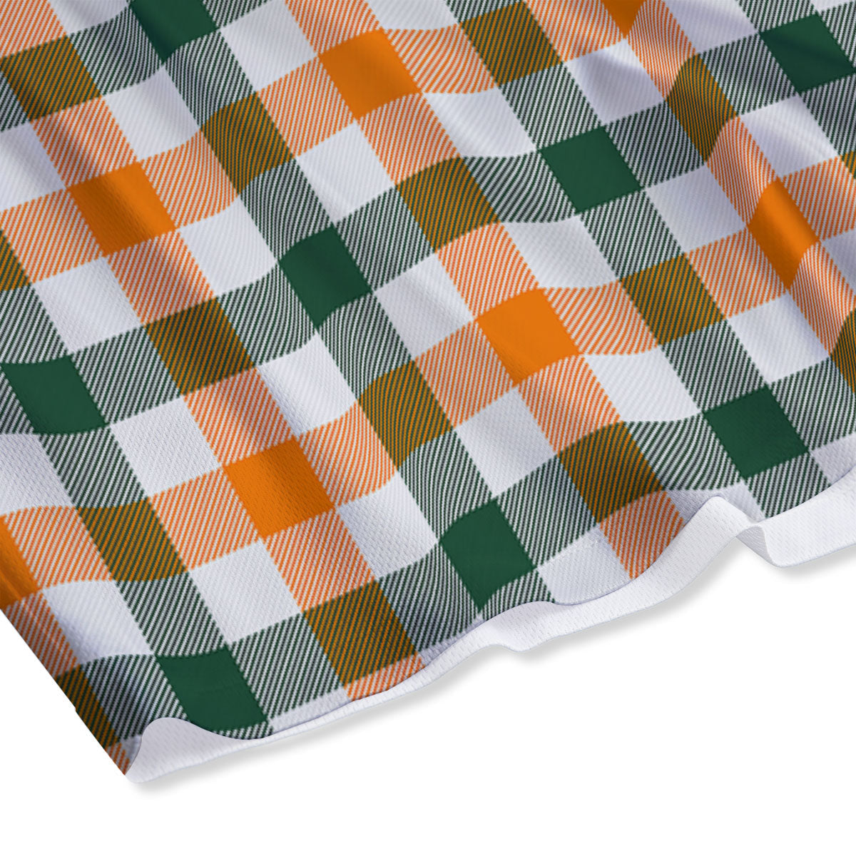 Buffalo Check St. Patrick's Day Print Pattern Mesh Shorts