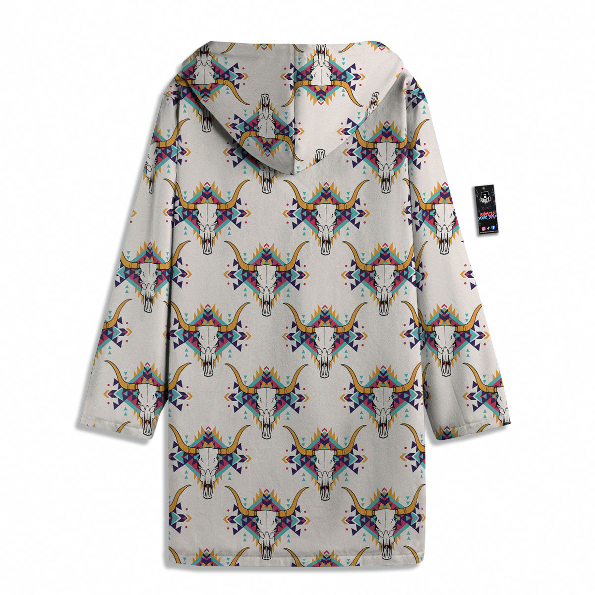 Buffalo Native Print Pattern Men's Windbreaker Jacket-grizzshop