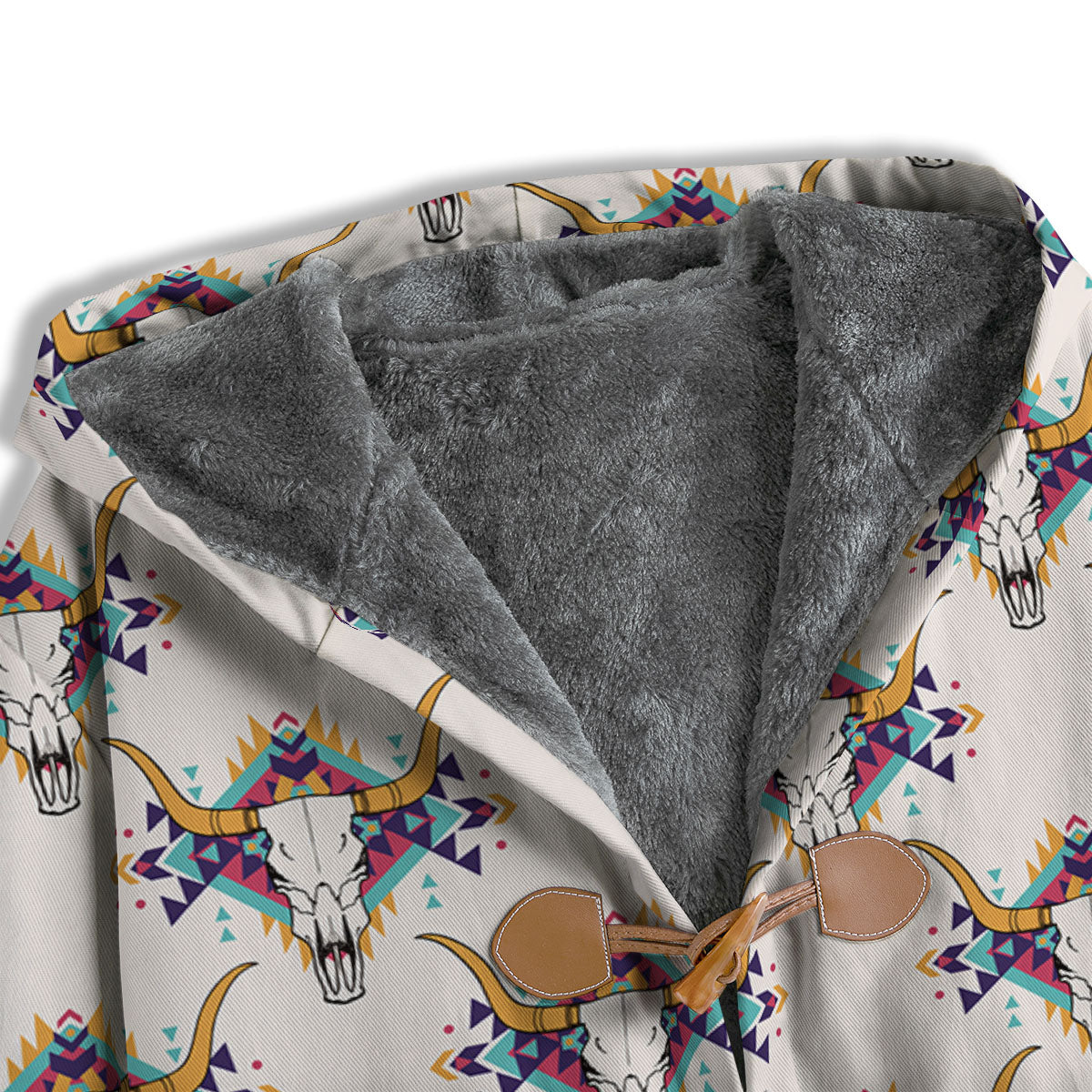 Buffalo Native Print Pattern Men's Windbreaker Jacket-grizzshop