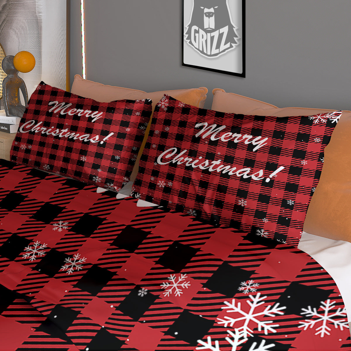 Cannabis Leaf Black And Green Print Duvet Cover Bedding Set