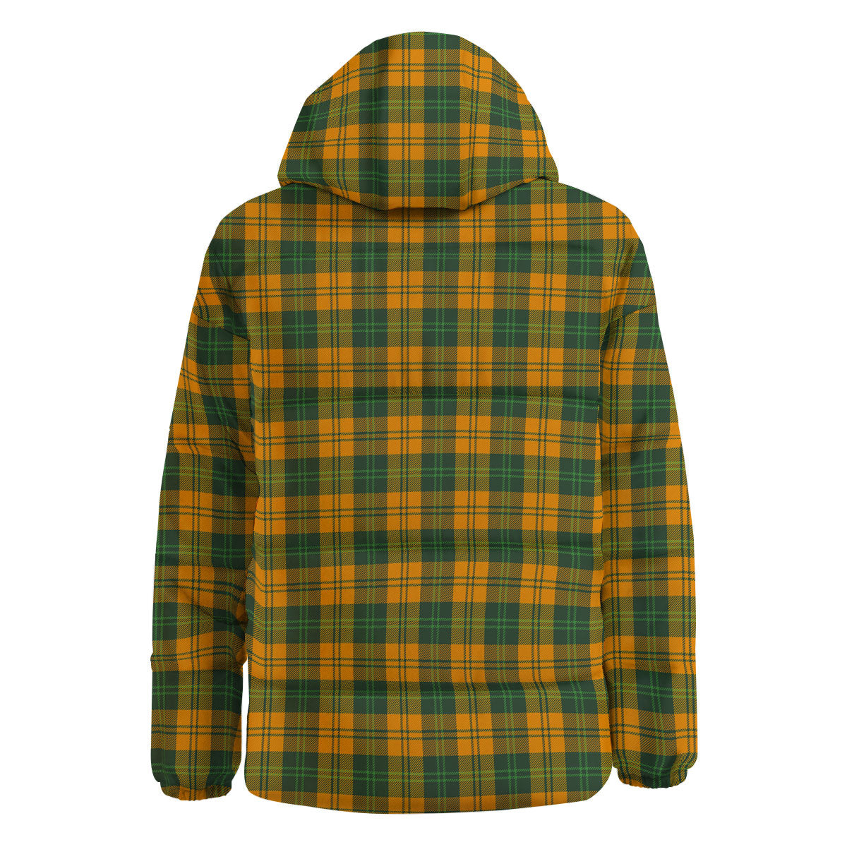 Buffalo Plaid Saint Patrick's Day Print Pattern Down Jacket-grizzshop