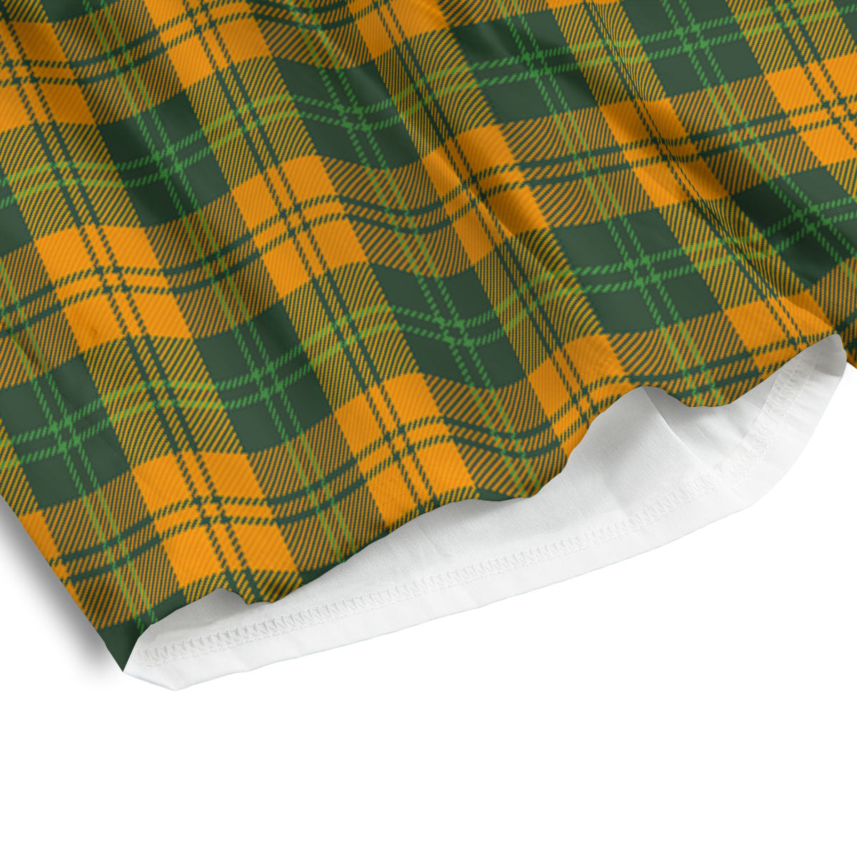 Buffalo Plaid Saint Patrick's Day Print Pattern Men's Athletic Shorts