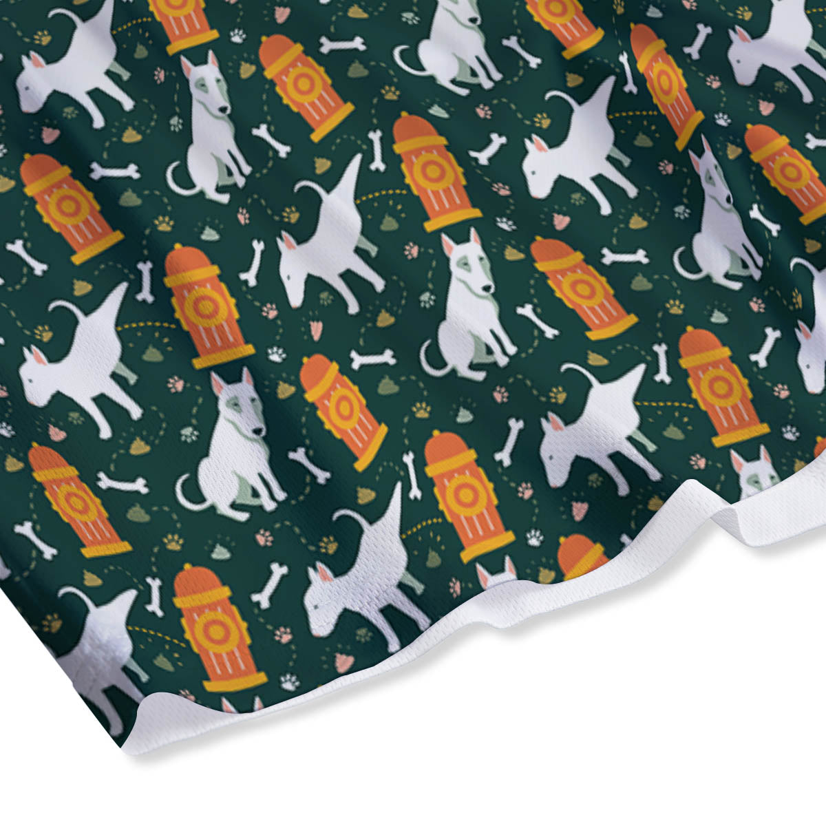 Cannabis Leaf Green Print Pattern Mesh Shorts