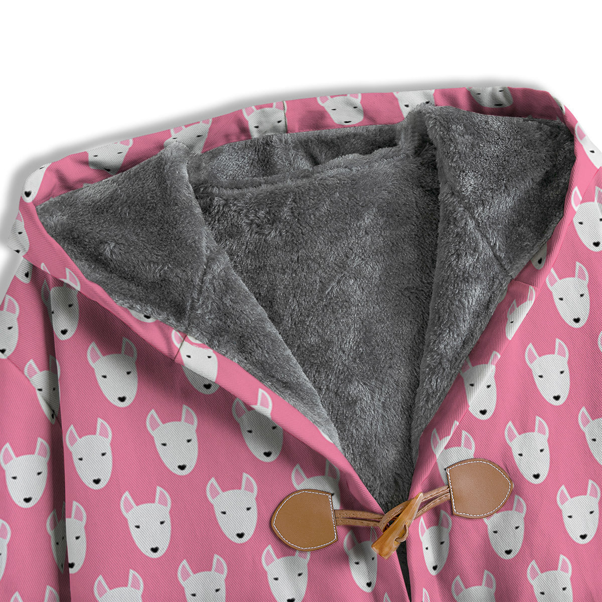 Bull Terrier Faces Cute Print Pattern Men's Windbreaker Jacket-grizzshop