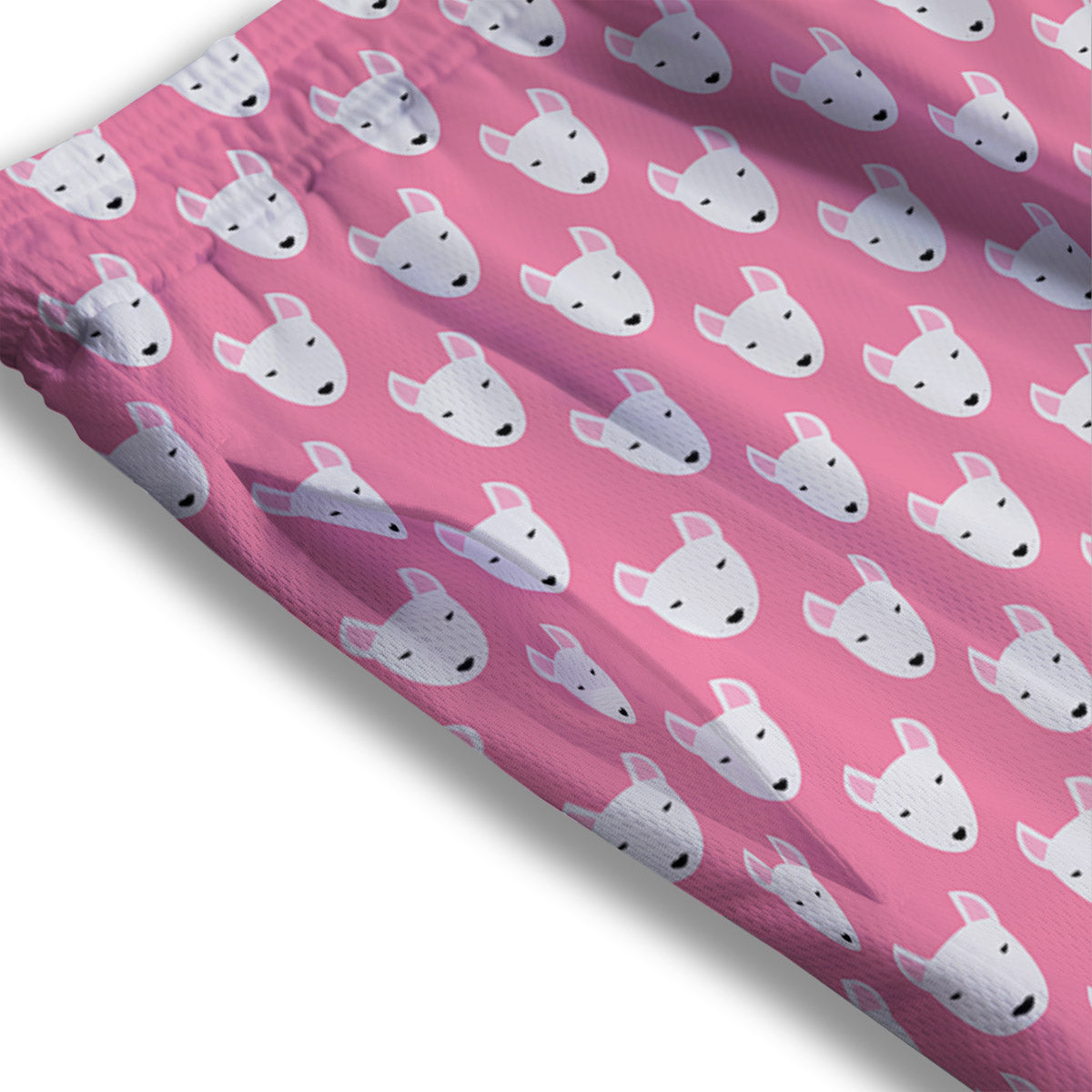 Cannabis Leaf Pink And Green Print Mesh Shorts