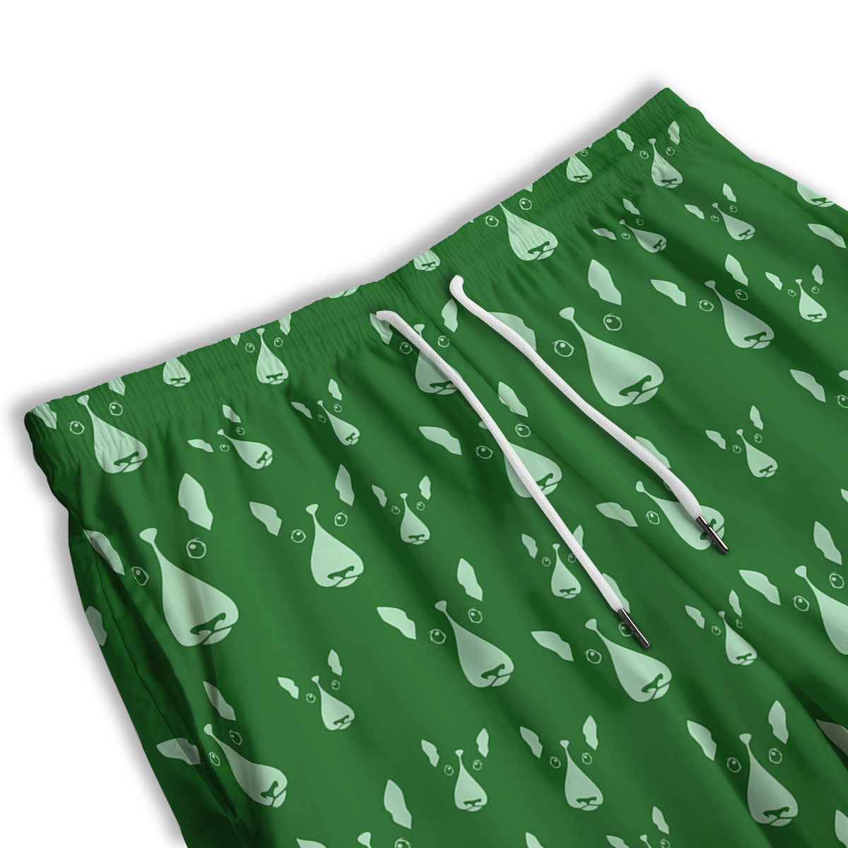 Buffalo Check Light Grey And Black Print Men's Athletic Shorts