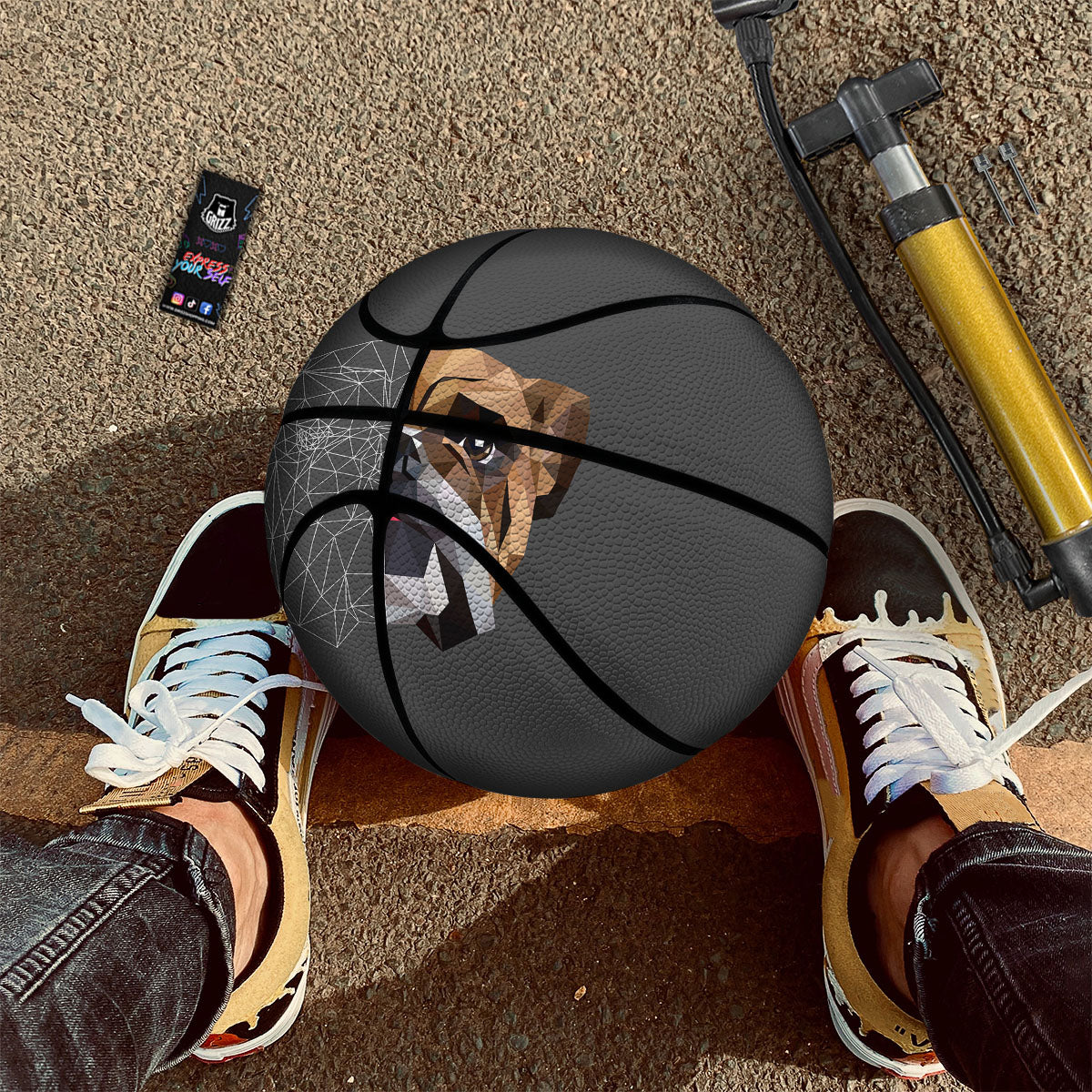 Buffalo Check Olive Green Print Pattern Basketball