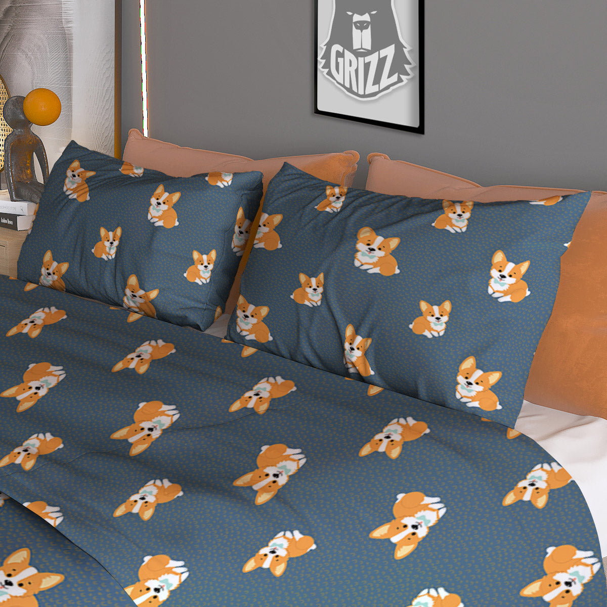 Capricorn Cute Cartoon Print Pattern Duvet Cover Bedding Set