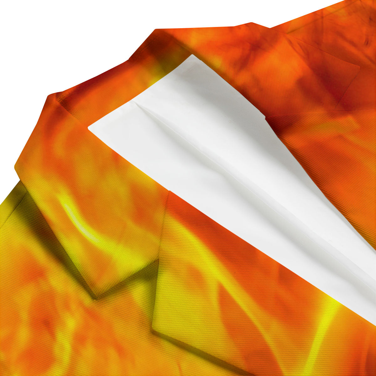 Burning Fire Flame Print Men's Blazer-grizzshop