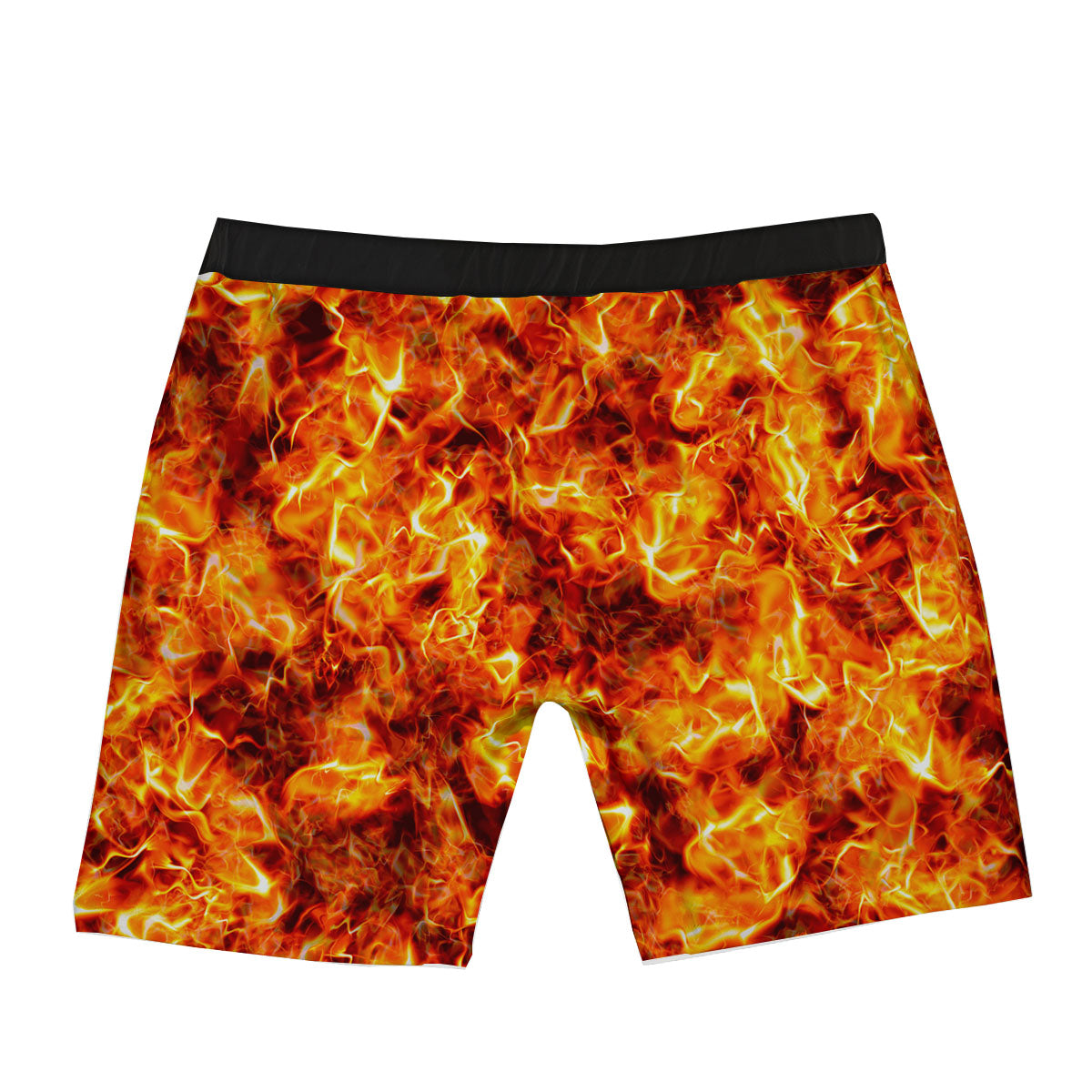 Burning Lava Print Boxer Briefs-grizzshop