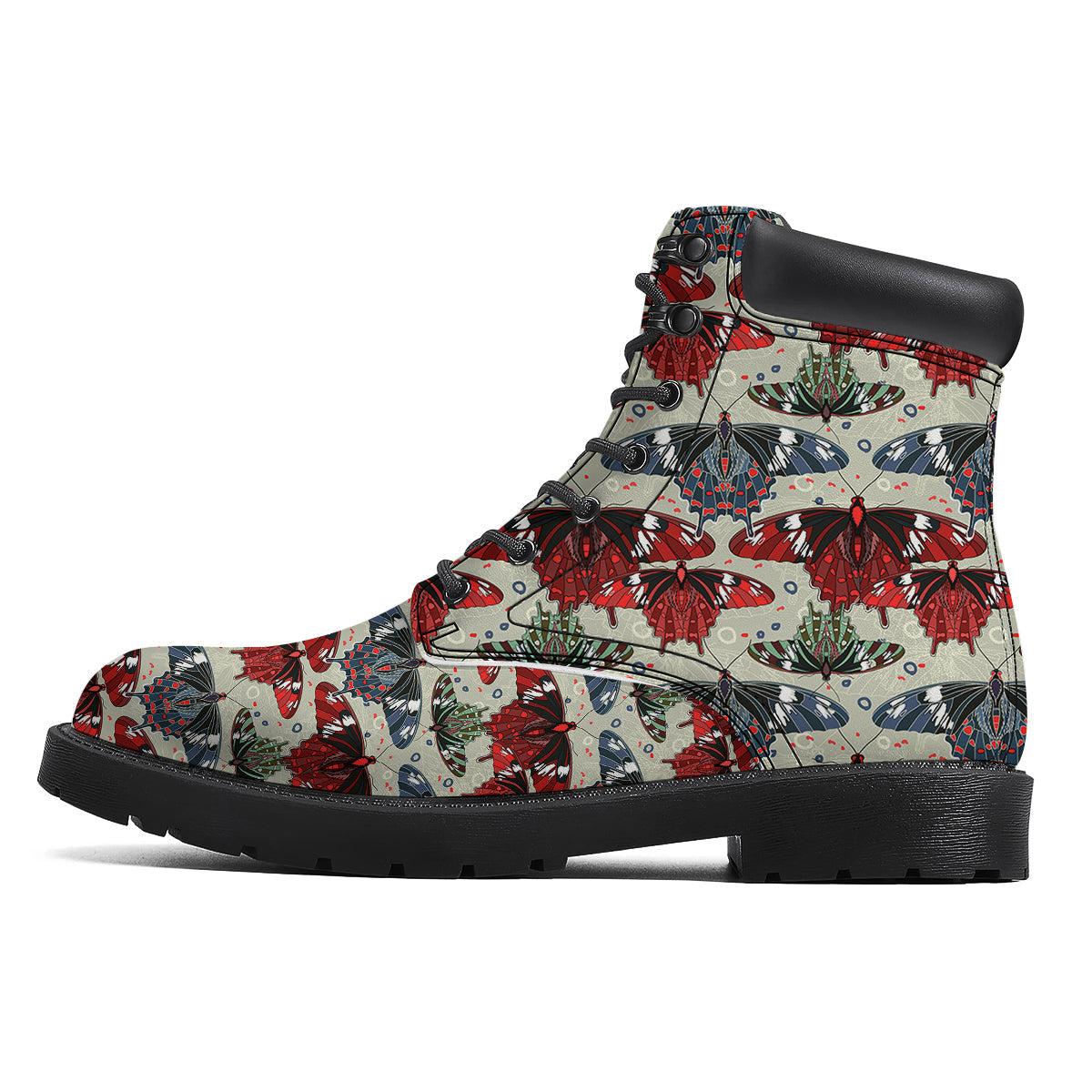 Butterfly Exotic Print Pattern Boots-grizzshop