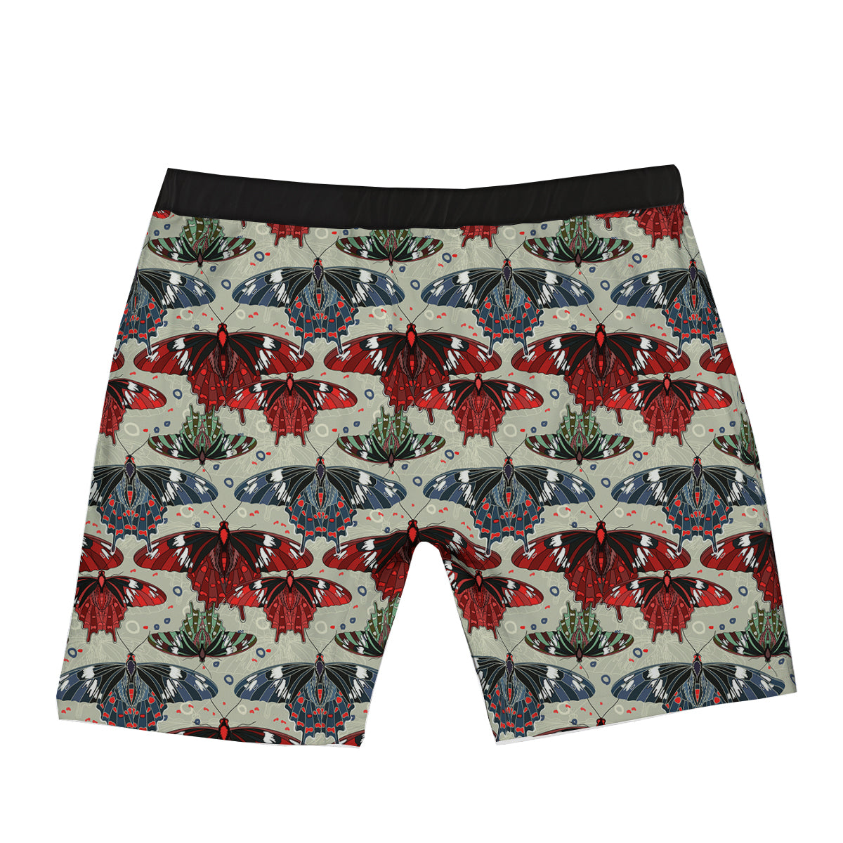 Butterfly Exotic Print Pattern Boxer Briefs-grizzshop