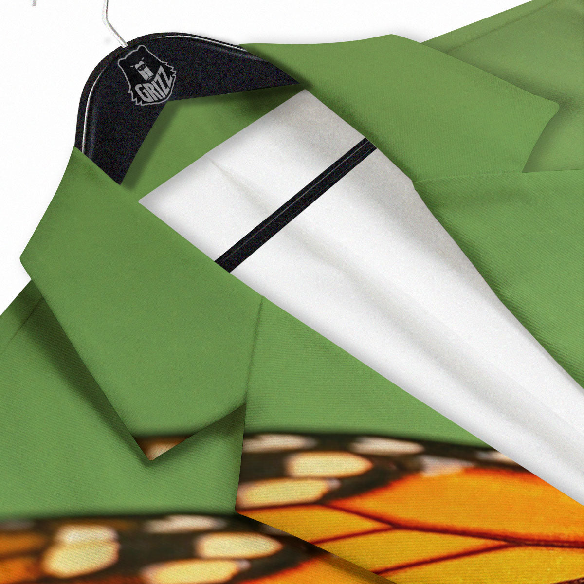 Butterfly Monarch Orange Print Men's Sport Coat-grizzshop