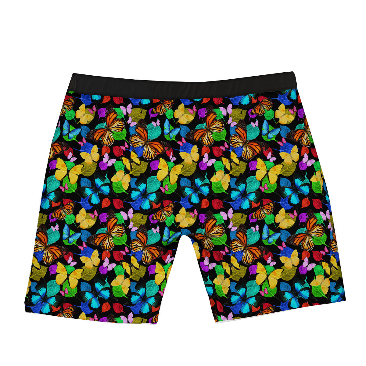 Butterfly Rainbow Print Pattern Boxer Briefs-grizzshop