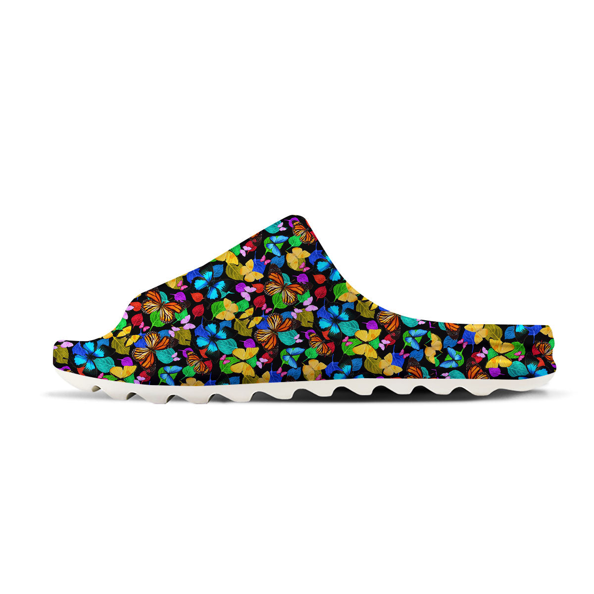 Butterfly Rainbow Print Pattern Sandals-grizzshop