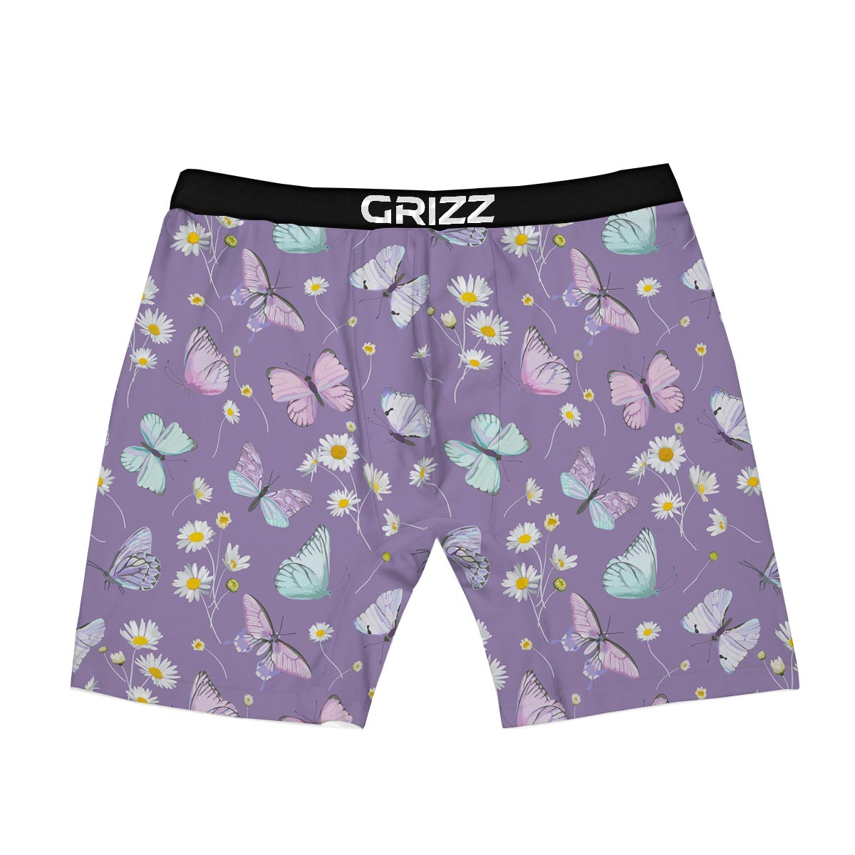 Butterfly Spring Print Pattern Boxer Briefs-grizzshop