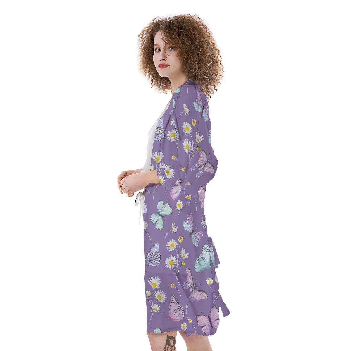 Butterfly Spring Print Pattern Kimono-grizzshop