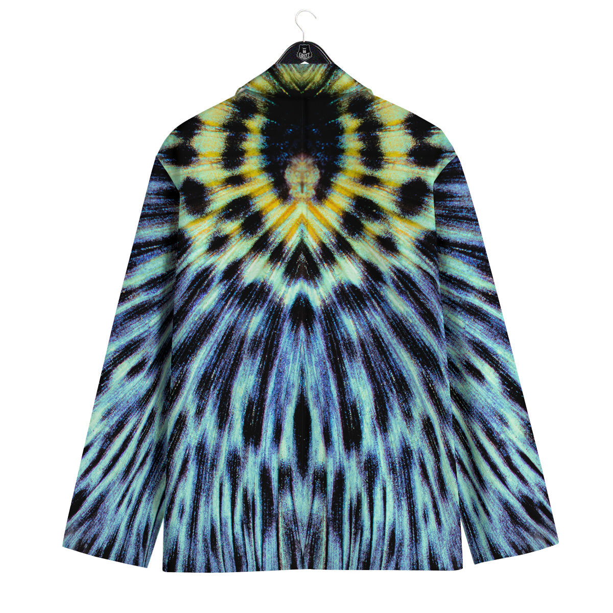 Butterfly Wing Skin Blue Print Men's Sport Coat-grizzshop
