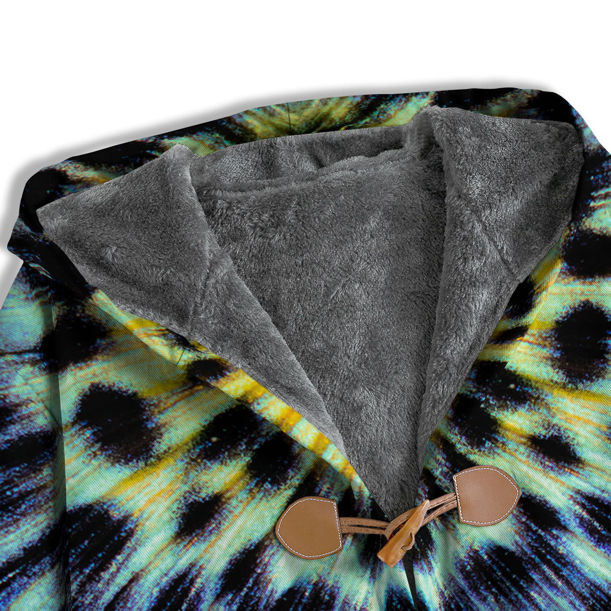 Butterfly Wing Skin Blue Print Men's Windbreaker Jacket-grizzshop