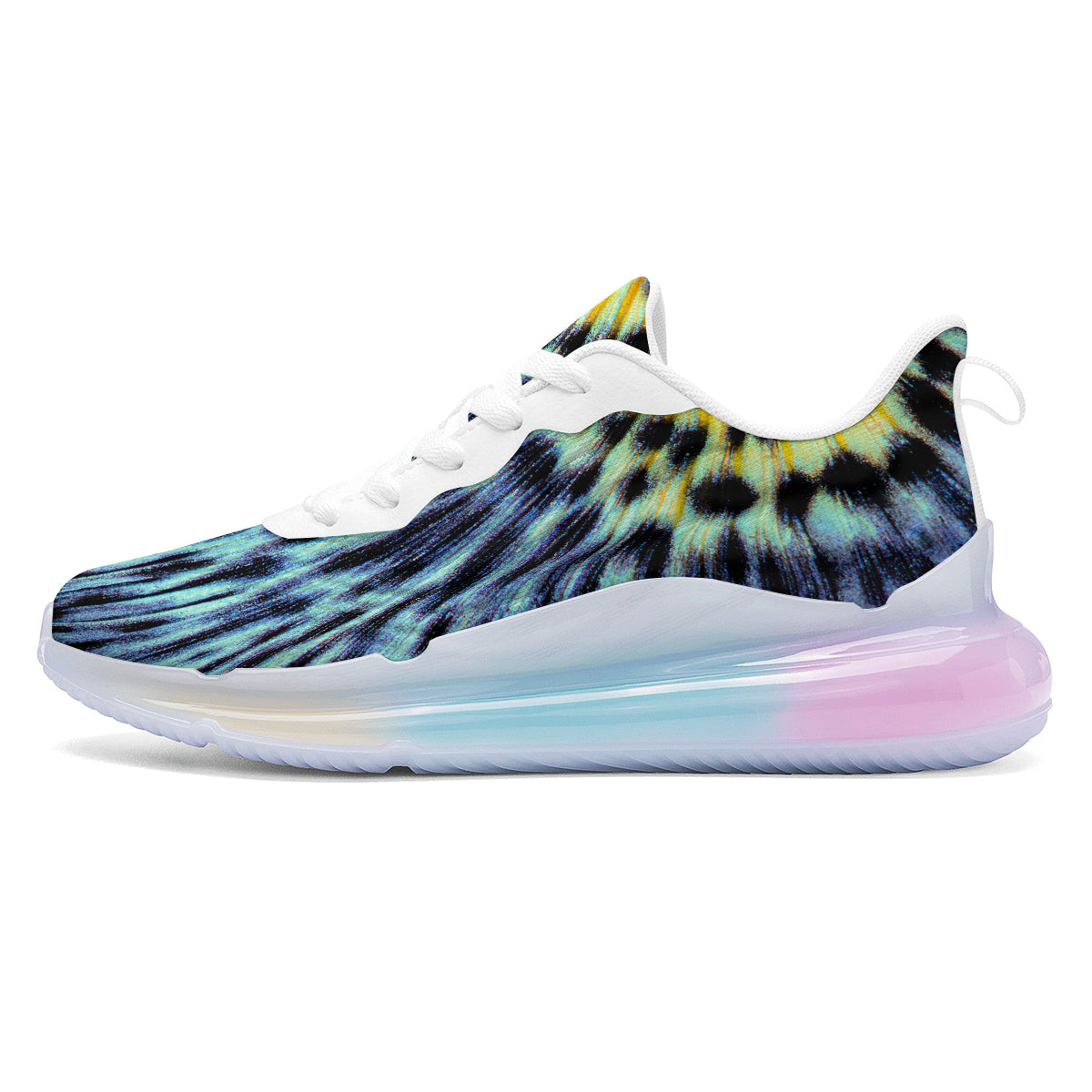 Butterfly Wing Skin Blue Print Running Sneakers-grizzshop