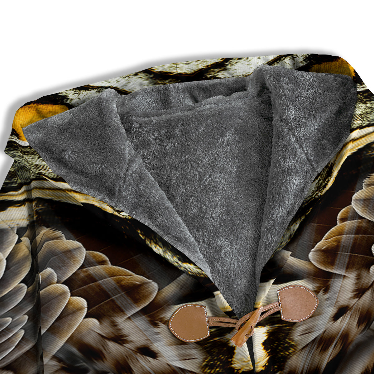 Butterfly Wing Skin Dark And Orange Print Men's Windbreaker Jacket-grizzshop