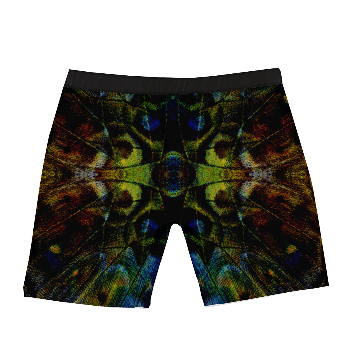 Butterfly Wing Skin Dark Print Boxer Briefs-grizzshop