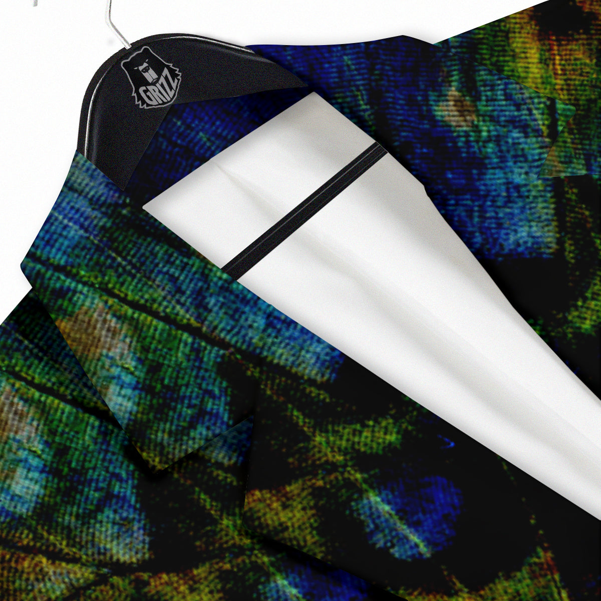 Butterfly Wing Skin Dark Print Men's Sport Coat-grizzshop