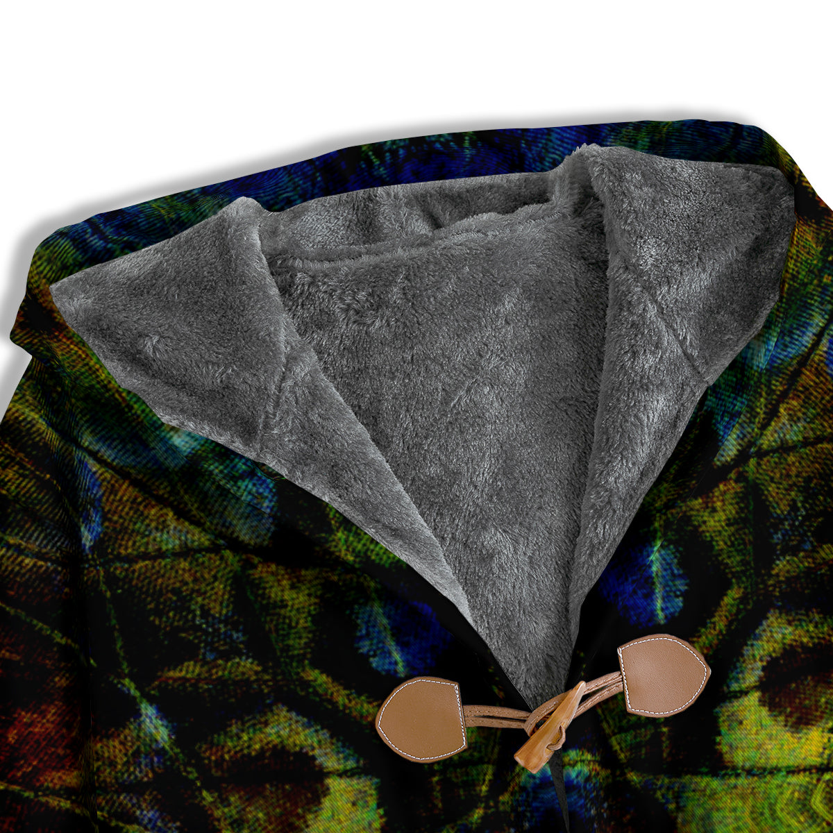Butterfly Wing Skin Dark Print Men's Windbreaker Jacket-grizzshop