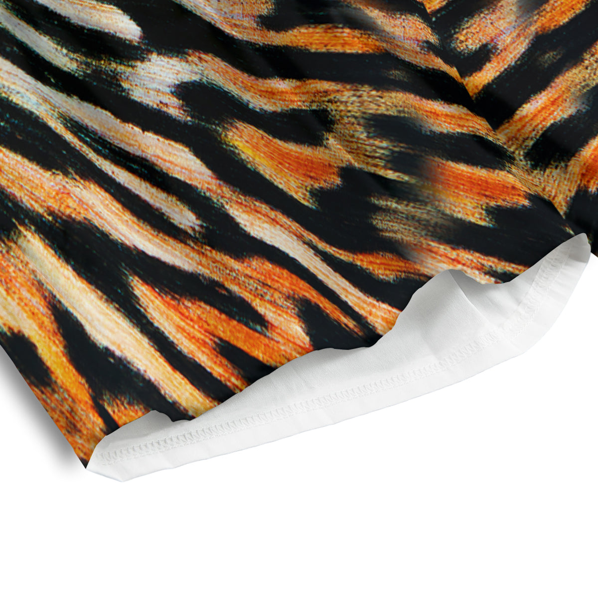 Butterfly Wing Skin Orage Print Men's Athletic Shorts