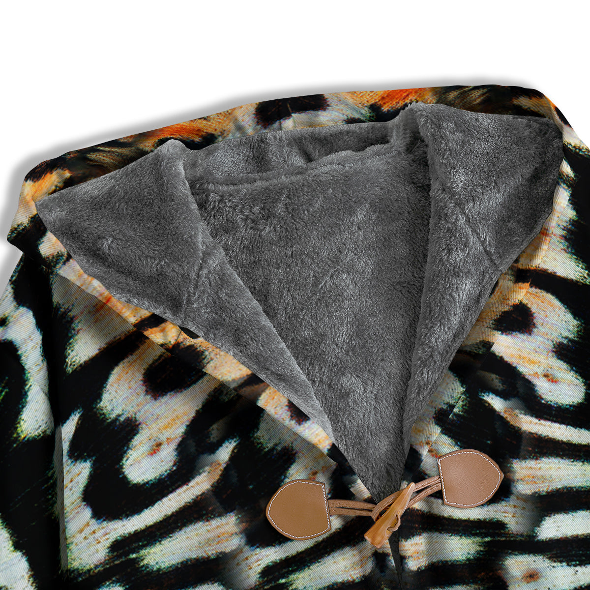 Butterfly Wing Skin Orage Print Men's Windbreaker Jacket-grizzshop