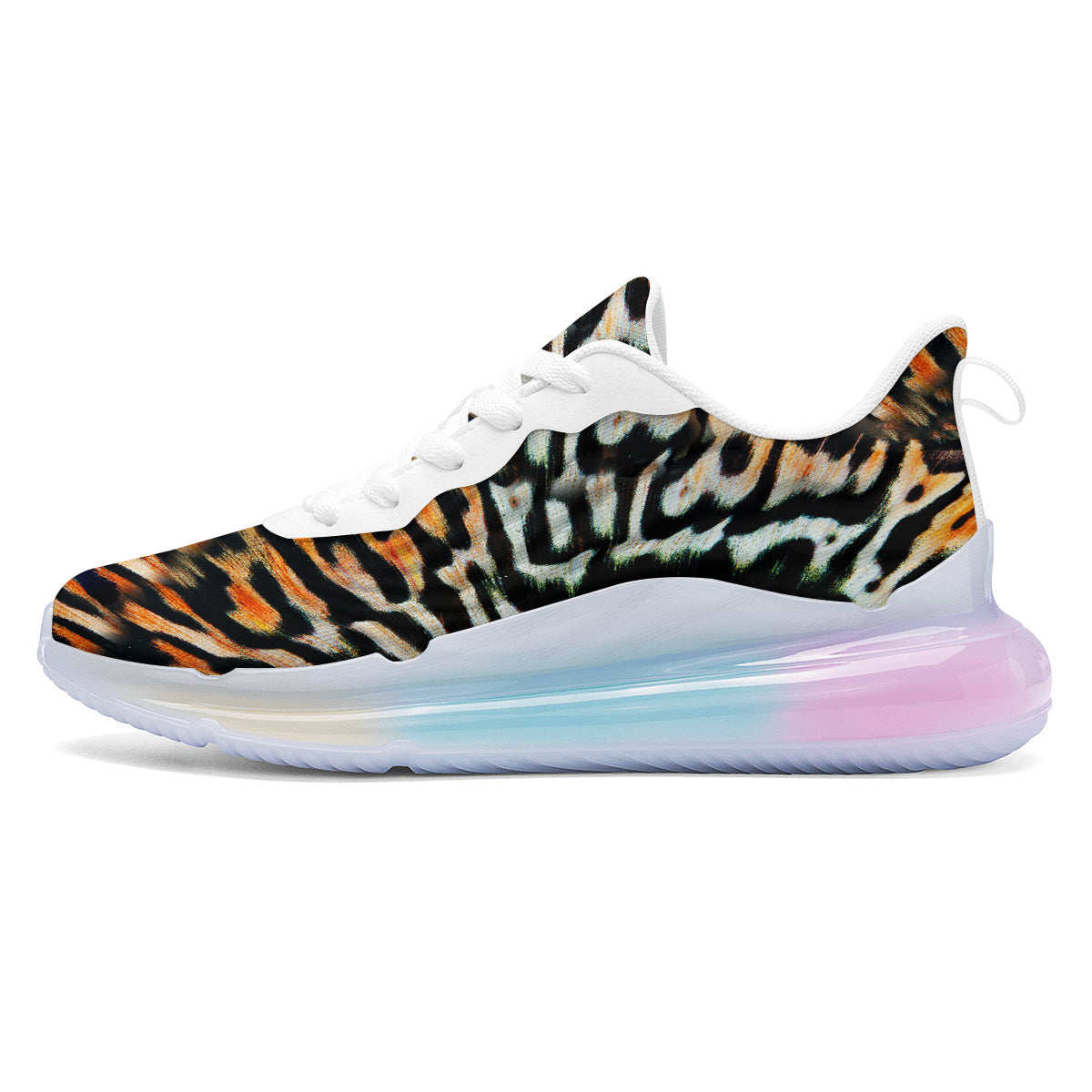 Butterfly Wing Skin Orage Print Running Sneakers-grizzshop